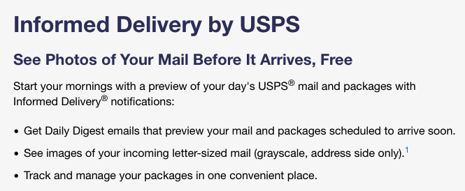 USPS Informed Delivery