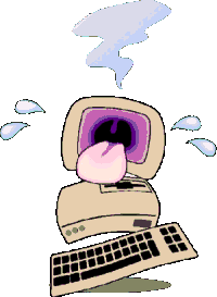 Animated Sick Computer