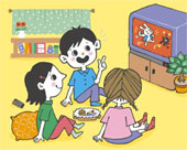 Children Watching Video
